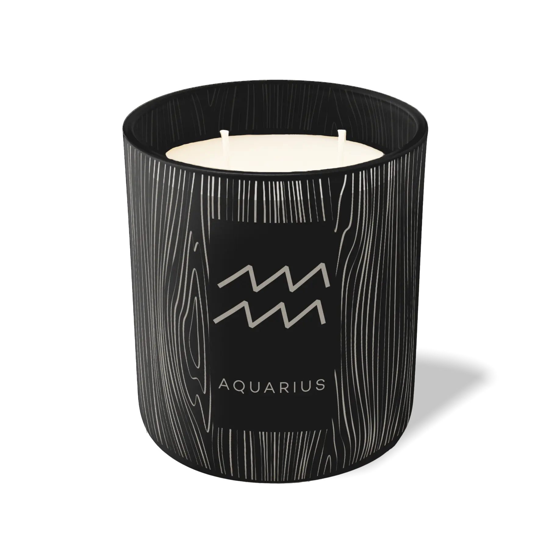 Aquarius Symbol | 12 oz Candle