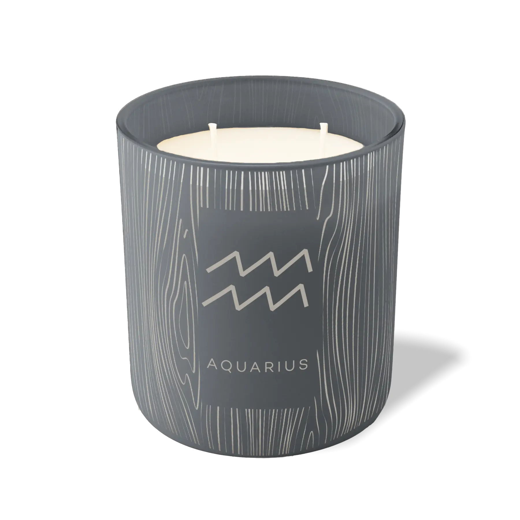 Aquarius Symbol | 12 oz Candle
