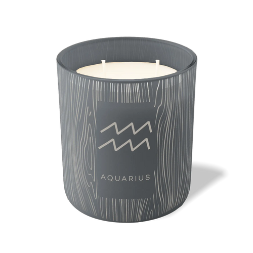 Aquarius Symbol | 12 oz Candle